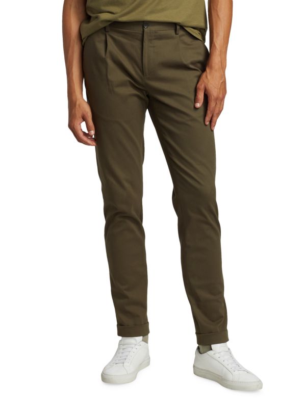 Saks Fifth Avenue Collection Pleated Tapered Pant